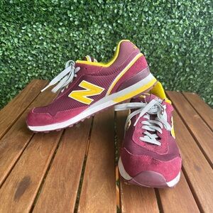New Balance 515 Classic M 10.5 Maroon/Yellow